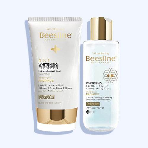 بيزلين 4 في 1 منظف مفتح للبشره + بيزلين تونر لتفتيح الوجه - Nabda Egypt