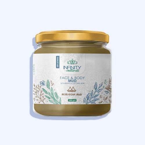 إنفينيتي ناتشورال للوجه والجسم طمي مغربي300 جم - Nabda Egypt