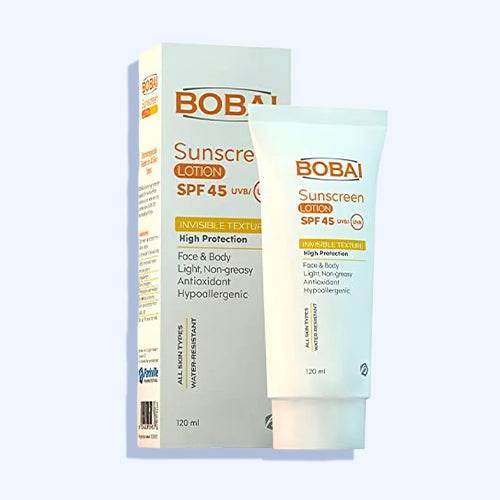 بوباي صن سكرين بمعامل حماية 45 لوشن 120مل - Nabda Egypt