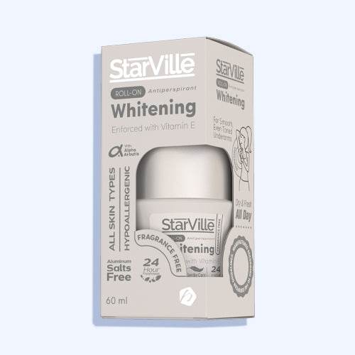 ستارفيل وايتنج مزيل العرق بدون برائحة رول أون 60 مل - Nabda Egypt