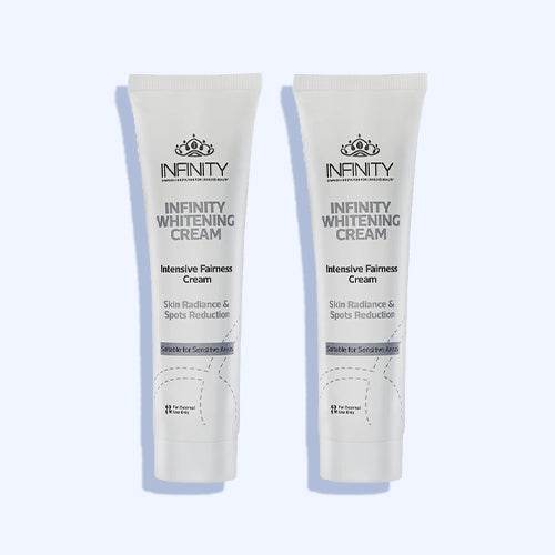 إنفينيتي كريم لتفتيح مكثف للبشرة مناسب للمناطق الحساسة 60 جرام 1+1 - Nabda Egypt