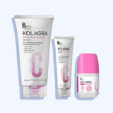 كولجرا غسول تبييض للبيكيني 200 مل +كولجرا كريم لتفتيح البشرة للبيكيني50 مل +كولاجرا رول اون 60 مل - Nabda Egypt