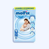 مولفيكس جامبو حديثي الولادة 60 حفاضة رقم 1 - Nabda Egypt