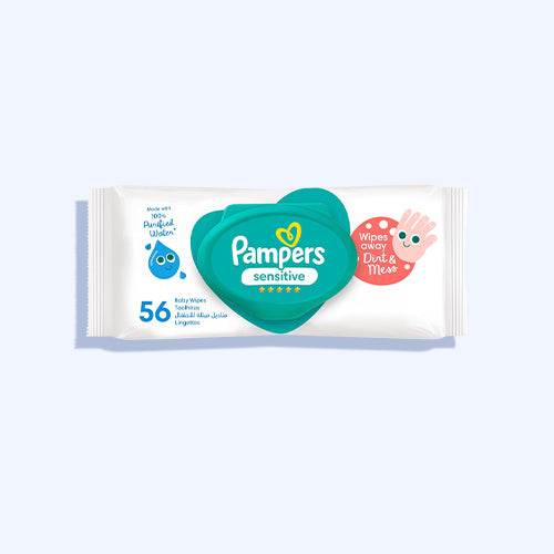 بامبيرز مناديل مبللة حساسة56منديل - Nabda Egypt