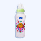 جابلو ببرونه روند مزودة بحلمة مضادة للمغص وخلاط ماء فاتر 240 مل (كارت) لون اخضر فاتح - Nabda Egypt