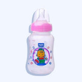 جابلو ببرونه ستريم لاين مزودة بحلمة مضادة للمغص وخلاط ماء فاتر مقاس 140 مل (كارت) لون بينك - Nabda Egypt