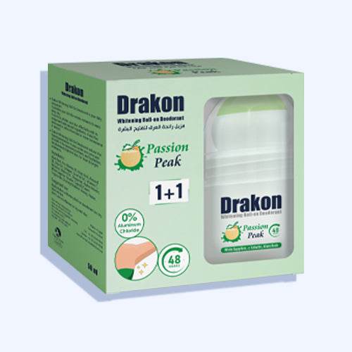 دراكون باشون بيك مزيل رائحه لتفتيح البشرة رول اون 50 مل 1 + 1 - Nabda Egypt