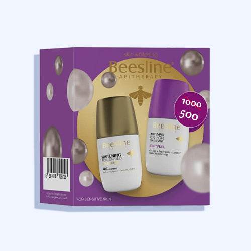 بيزلين لتفتيح وتأخير نمو الشعر رول اون 50 مل + بيزلين لتفتيح البشره بنعومه اللؤلؤء رول اون 50 مل - Nabda Egypt