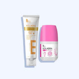 كولاجرا صن سكرين بمعامل حمايه +50جل كريم 50 مل + كولاجرا بيري رول اون 60 مل - Nabda Egypt