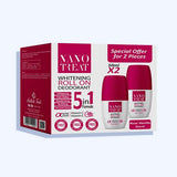 نانوتريت مزيل رائحه بالروز فانليا رول اون 50 مل (1+1) - Nabda Egypt