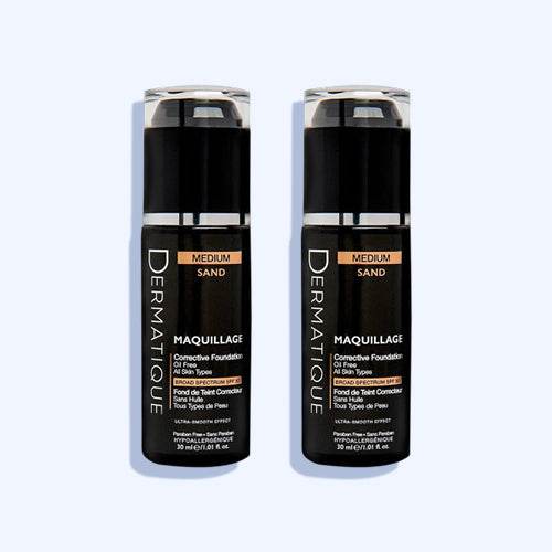 ديرماتيك كريم أساس مصحح معامل حمايه30- متوسط (رملي) 30 مل 1+1 - Nabda Egypt