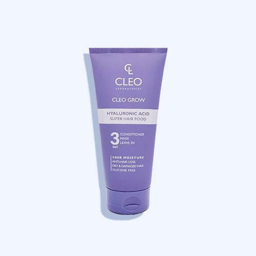 كليو جرو 3 في 1 بلسم وماسك وليف ان مغذي ومقوي الشعر بحمض الهيالورونيك 150 مل - Nabda Egypt