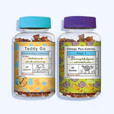 جوفيتا تيدي جو مالتي فيتامين حلوي جلي 60 قطعه + جوفيتا اوميجا بلس حلوي جلي 60 قطعه - Nabda Egypt