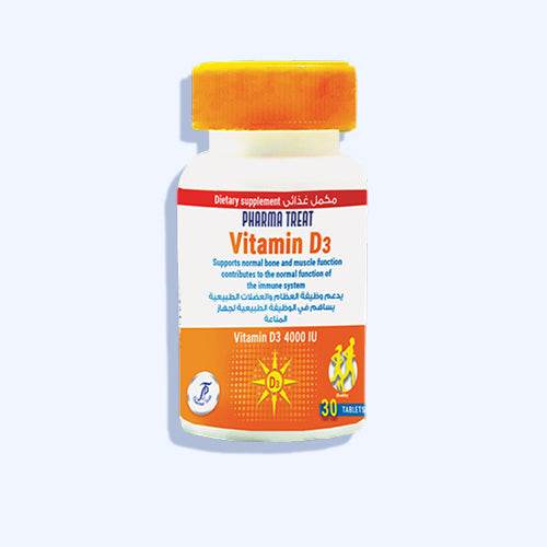 فارما تريت فيتامين د3 4000 وحدة دولية مكمل غذائي 30 قرص - Nabda Egypt