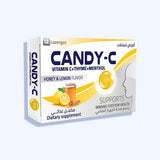 كاندي سي اقراص استحلاب لتقوية جهاز المناعة ومحاربة نزلات البرد بنكهة العسل والليمون 12 قرص - Nabda Egypt