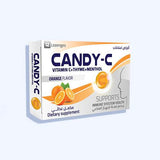 كاندي سي اقراص استحلاب لتقوية جهاز المناعة ومحاربة نزلات البرد بنكهة البرتقال 12 قرص - Nabda Egypt