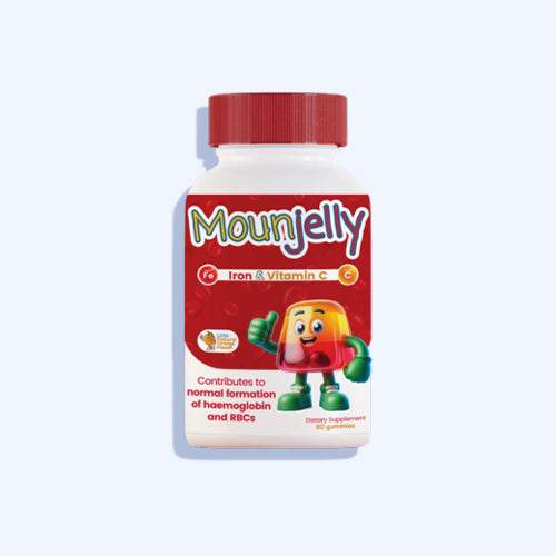 ماونجيلي مكمل غذائي حديد & فيتامين C للاطفال 60 حلوي جيلاتينية - Nabda Egypt