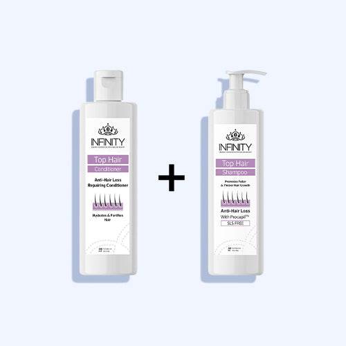 إنفينيتي توب هير شامبو علاج تساقط الشعر 250 مل +إنفينيتي توب هير بلسم علاج تساقط الشعر 250 مل - Nabda Egypt