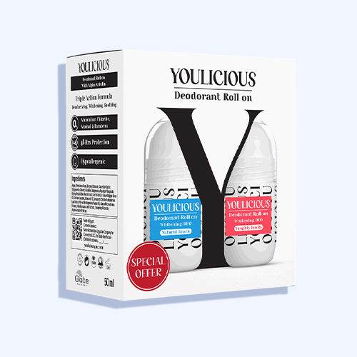 يوليشيس مزيل لرائحة العرق برائحة نوتى فروتى 50 مل + يوليشيس مزيل لرائحة العرق برائحة ناتشورال تاتش 50 مل - Nabda Egypt