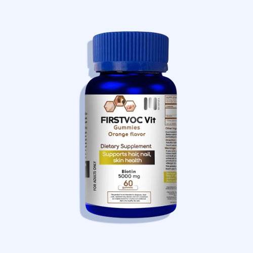 فيرست فوك ميجافيت بيوتين ٥٠٠٠ مجم ٦٠ حلوى جيلاتينية - Nabda Egypt