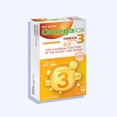 أوميجا لوكس 3 بتركيز 1000 مجم لدعم صحة القلب والدماغ 30 كبسولة
