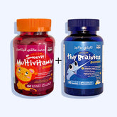 سويت دوز تايني برانير مكمل غذائي للجهاز المناعي ووظائف المخ ٦٠ قطع حلوي +  سويت دوز سويفيت مالتى فيتامين 60 قطع حلوي
