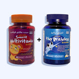 سويت دوز تايني برانير مكمل غذائي للجهاز المناعي ووظائف المخ ٦٠ قطع حلوي + سويت دوز سويفيت مالتى فيتامين 60 قطع حلوي