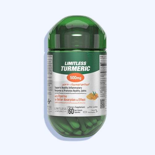 ليمتلس تورميريك ٥۰۰مجم 60 كبسولة - Nabda Egypt