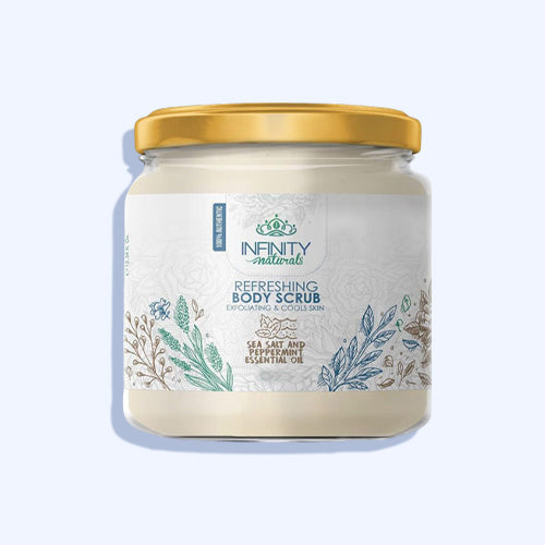 Infinity Naturals Sea Salt Refreshing Peppermint Body Scrub 325 Gm