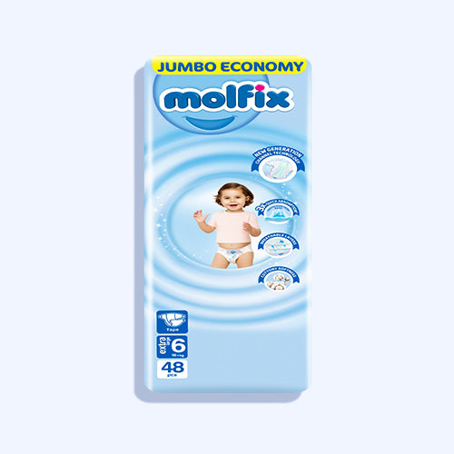Molfix 3D Jumbo Extra Large 48 Diapers No.6