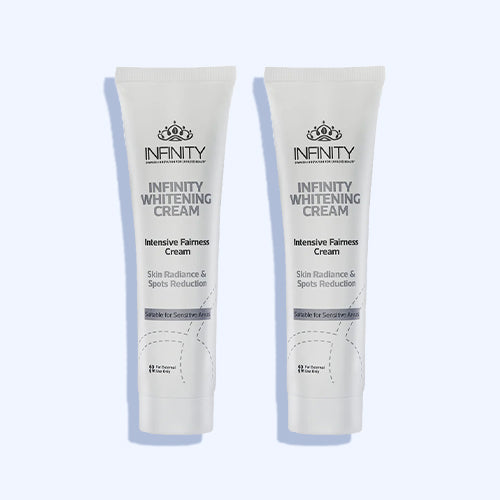 Infinity Whitening Skin Intensive Fairness Suitable For Sensitive Areas Cream 60 Gm 1+1