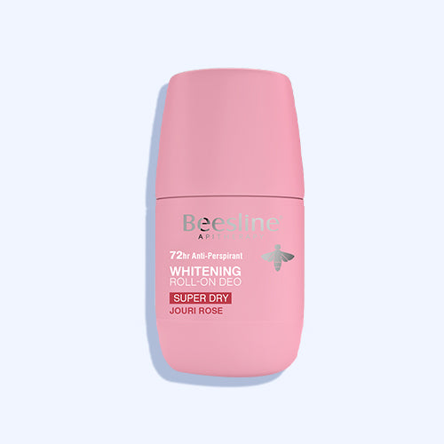 Beesline Natural Whitening Deodorant Super Dry Jouri Rose Roll On 50 Ml