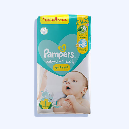 Pampers Baby Dray Junior Diapers Size 1 . 60 Pc