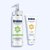 Drakon Whitening For Oily Skin Face Wash 200 Ml +Drakon Face Whitening Cream 50 Gm