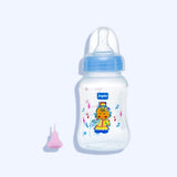 Japlo Streamline Baby Feeding Bottle Provided With Anti-Colic Nipple & Lukewarm Water Mixer Size 140 Ml (Card) Baby Blue Color