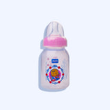 Japlo Rpund Baby Feeding Bottle Provided With Anti-Colic Nipple & Lukewarm Water Mixer Size 150 Ml Pink Color