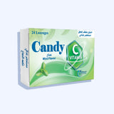 Candy Lozenges With Menthol Flavor 24 Tablets