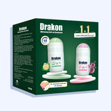 Drakon Whitening Pink Bubble Deodorant Roll On 50 Ml +Drakon Whitening Passion Paeak Deodorant Roll On 50 Ml