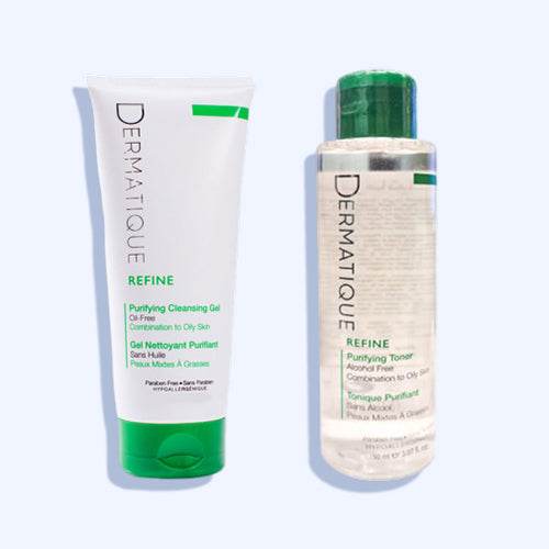 ديرماتيك جل منقي ومنقي بخلاصة شجرة الشاي 150 مل+ديرماتيك تونر مطهر للبشرة الدهنية 150 مل - Nabda Egypt