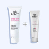 Infinity Post Laser Soothing For Facial Wash 200 Ml +Infinity Post Laser Soothing & Moisturizing Spf +45 Gel 120 Ml