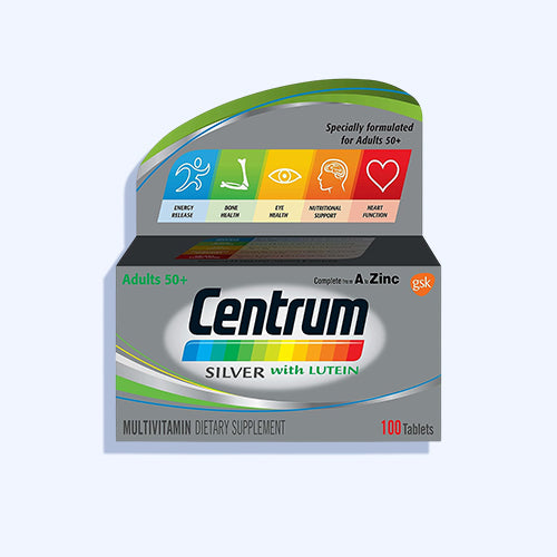 Centrum Silver Adults 50+ Multivitamins 100 Tablets