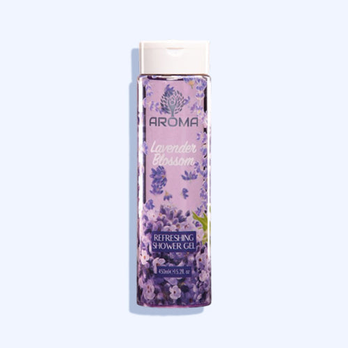 Aroma Shower Gel Lavender Scent 450 Ml