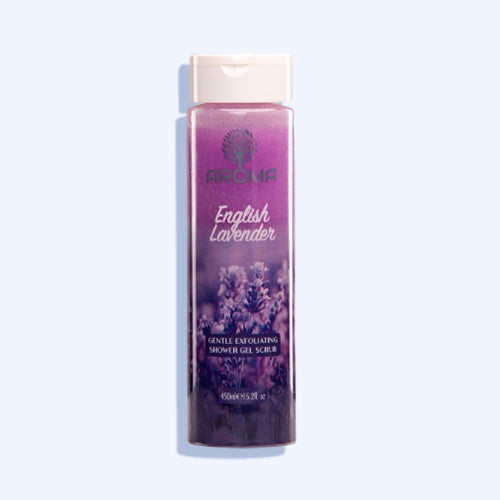 Aroma Shower Gel Scrub Lavender Scent 450 Ml