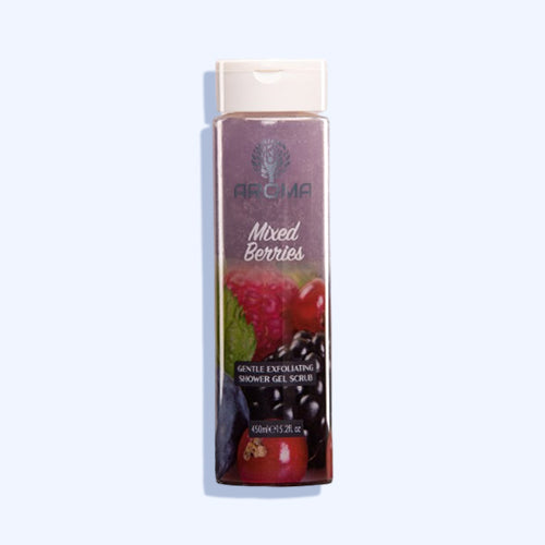 Aroma Shower Gel Scrub Mixed Berries Scent 450 Ml