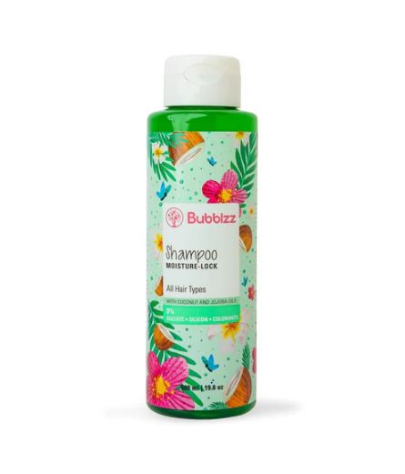 Bubblzz Moisture Lock For All Hair Types Shampoo 500 Ml