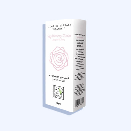 Bobana Lightening Cream With Licorice Extract For Face & Body 60 Gm