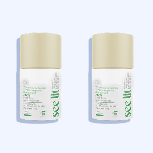Seelit Whitening Deodorant & Anti-Perspipant Roll On Fresh 50 Ml 1+1