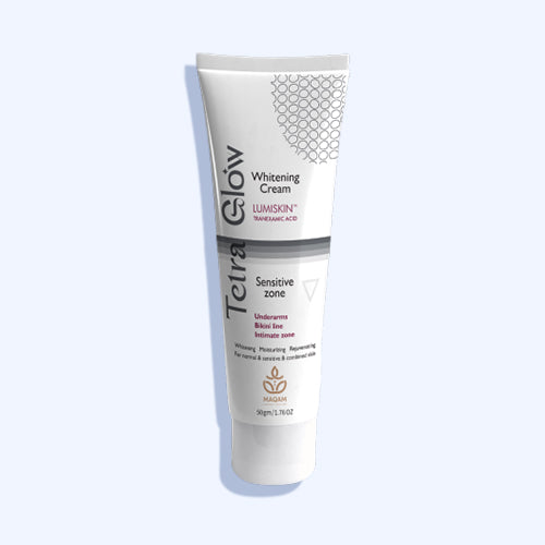 Tetra Glow Sensitive Zone Whitening Cream 50 Gm