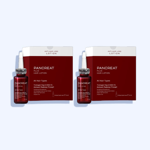 Atlas Pancreat Plus For The Treatment Of Pathological Hair Loss. Lotion Vial 4*10 Ml 1+1
