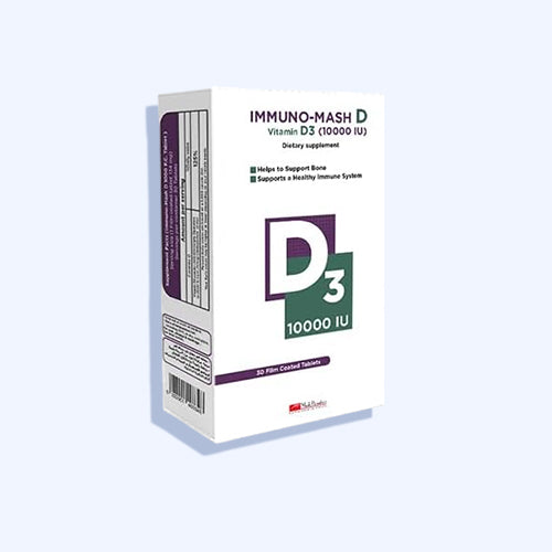 إميونو- ماش فيتامين د3 10000 وحدة دولية 30 فرص مغلف